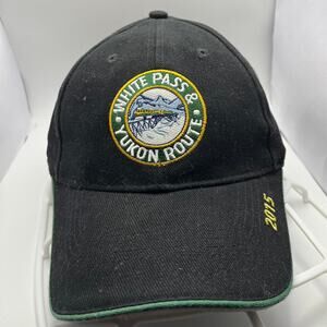 Black green cap